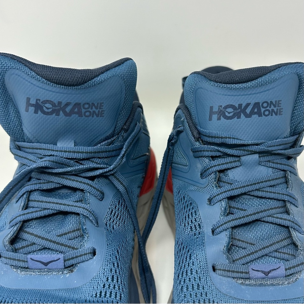 Hoka One One Bondi 7 Men’s Sneakers Size 11.5 WIDE Dark Blue Grey - Picture 7 of 12